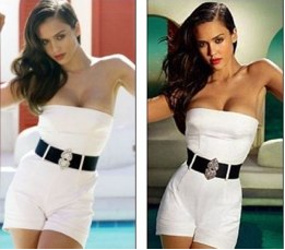 Even Jessica Alba, named sexiest woman in the world more than once, isn't immune to retouching.